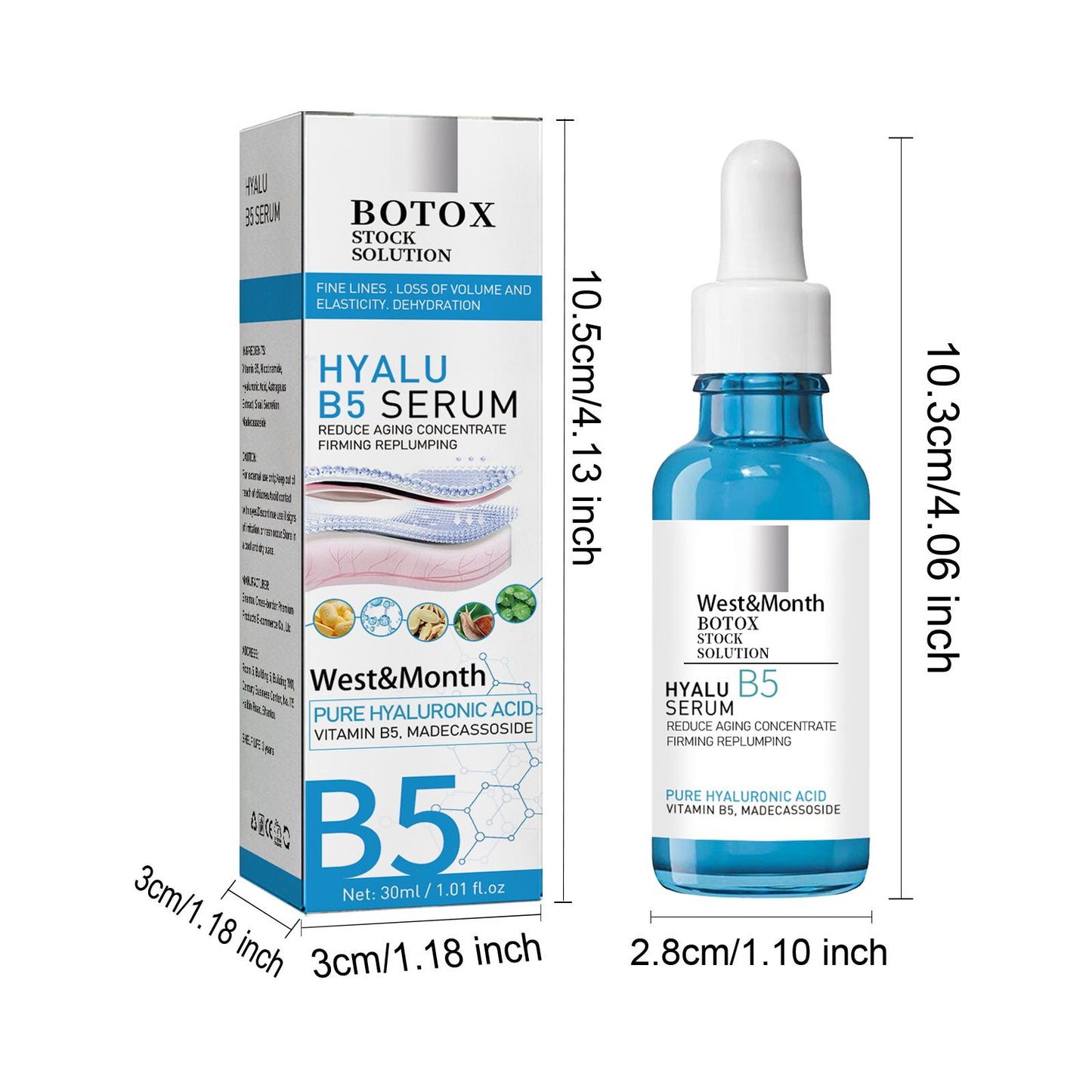 B5 Facial Essence for Spot-Lightening, Skin-Rejuvenating, Anti-Aging and Moisturizing - Skincare, Serums Lightweight Daily Nourishing Radiant